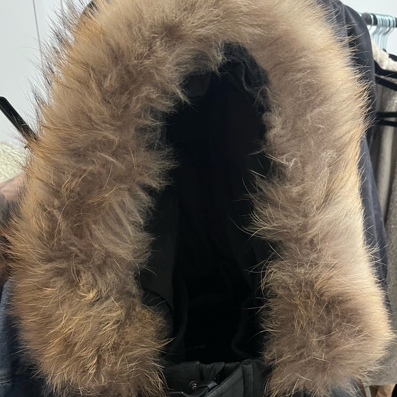 Mackage Down Bomber with Natural Fur - Picture 8 of 9